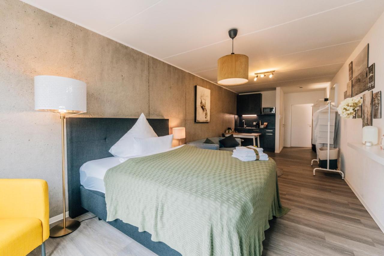 Modernes Stadt-Apartement Mitte Bielefeld Exteriör bild